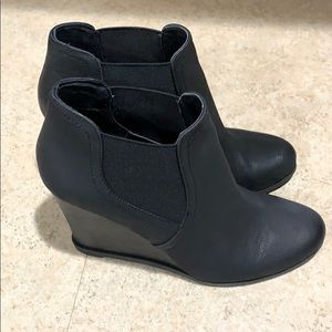 Audrey Brooke wedge booties